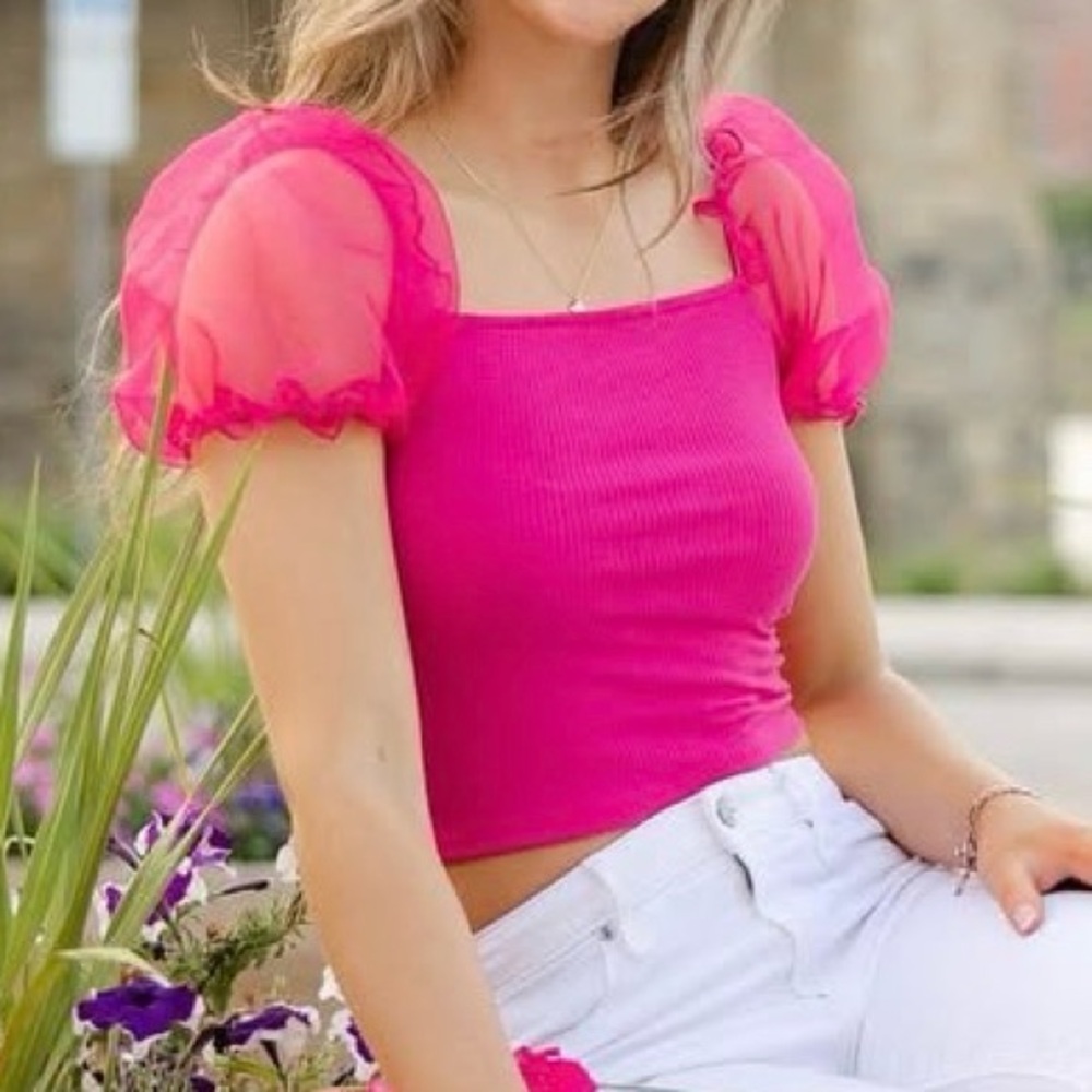 Altar'd State Pink Crop Top